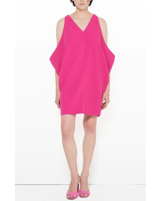 AS by DF Valentina Drape Dress in Pink | Lyst