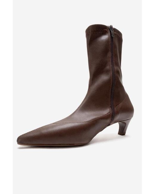 Prologue Shoes Women's Brown Alora Kitten Heel Boot