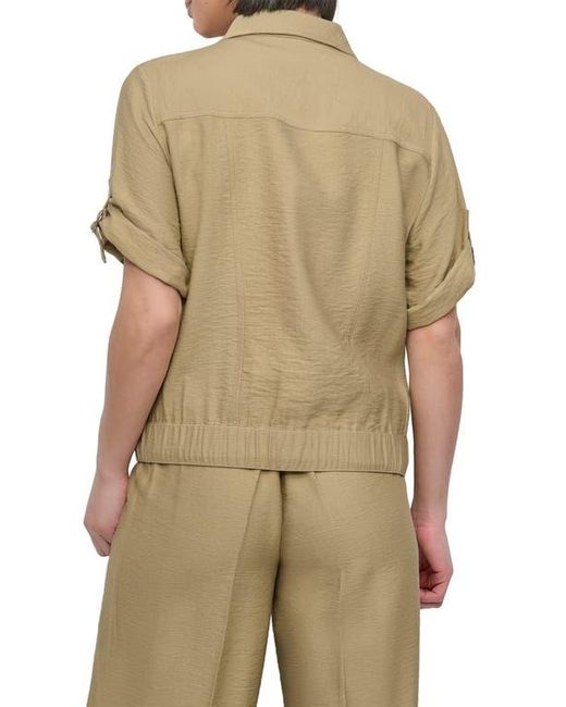 DKNY Natural Roll Tab Jacket
