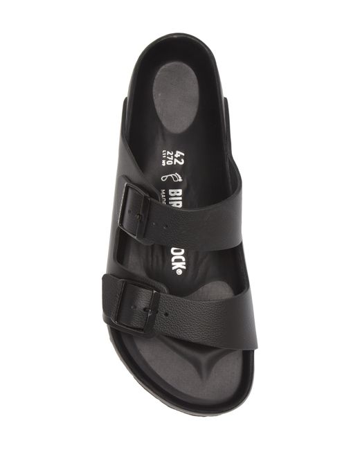 Birkenstock Arizona Exquisite Slide Sandal in Black for Men | Lyst