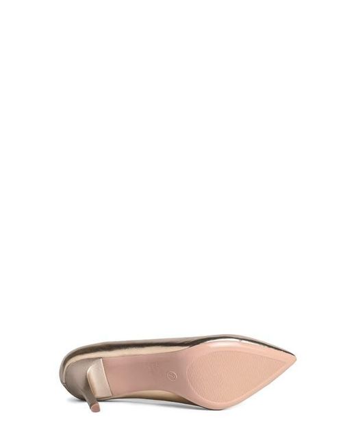Touch Ups Metallic Tia Pointed Toe Pump