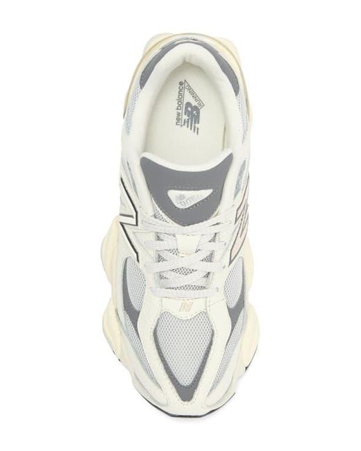 New Balance White Gender Inclusive 9060 Sneaker