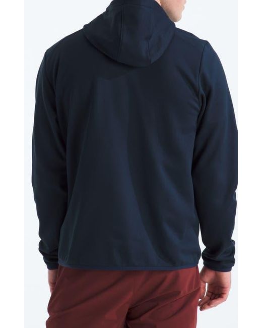 The North Face Blue Performance Fleece Zip Hoodie for men