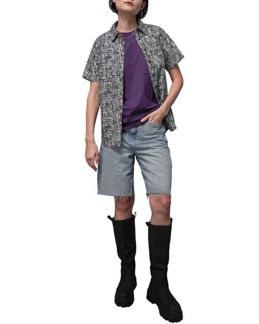 WILDFANG Black The Essential Button Up