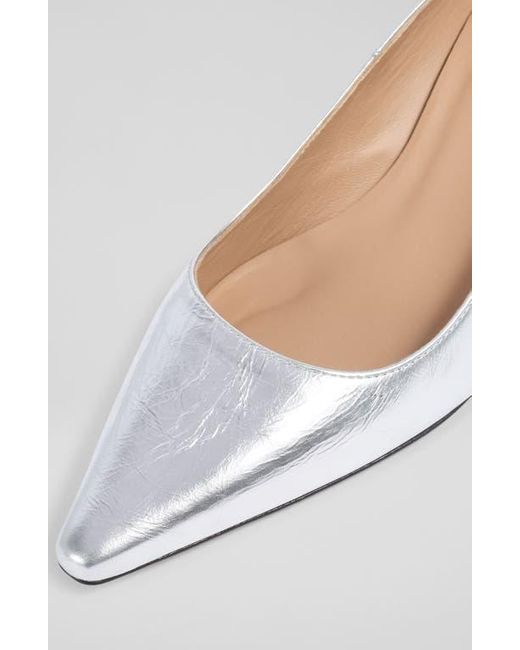L.K.Bennett White Ava Kitten Heel Pump