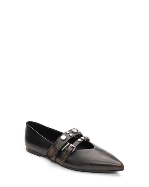 Ash Black Britnie Pointed Toe Flat