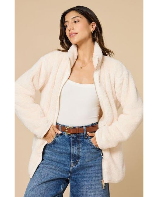 Softies Natural Dreamplush Two Way Zip Jacket