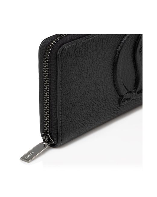 Christian Louboutin Black By My Side Leather Continental Wallet