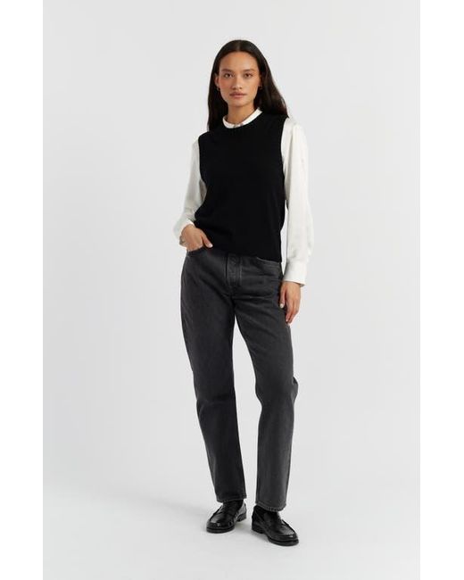 Chinti & Parker Black Wool Cashmere Tank