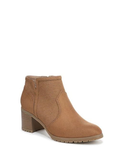 LifeStride Brown Matilda Lug Sole Bootie