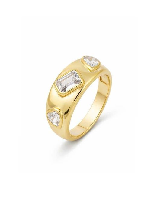 SHYMI Mix Shape Band Ring in Metallic | Lyst
