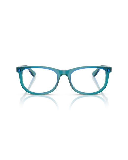 Ray-Ban Blue 46Mm Rectangle Optical Glasses