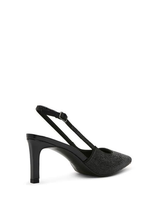 Anne Klein Black Rosel Slingback Pump
