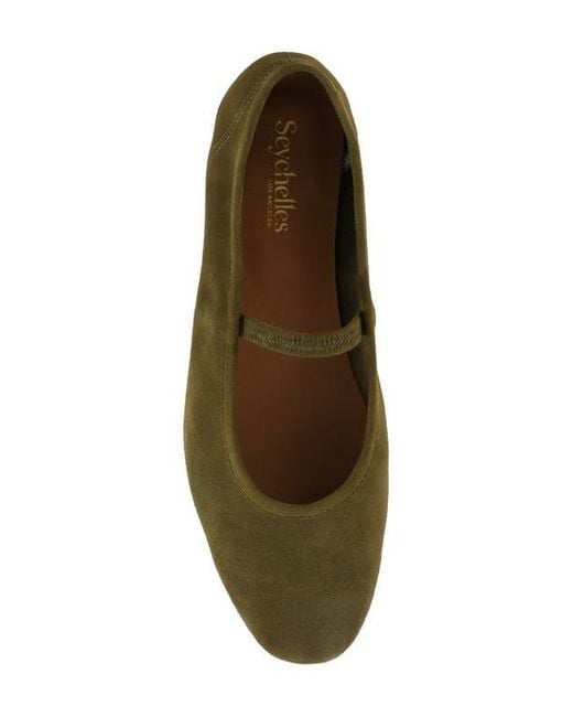 Seychelles Green Sweetheart Mary Jane Flat