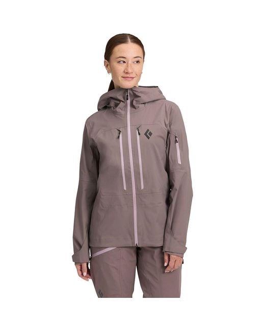 Black Diamond Brown Recon Lt Shell Jacket