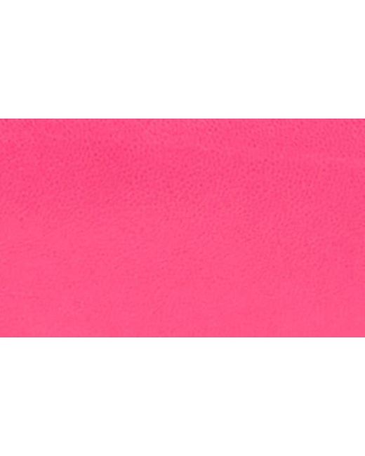 AllSaints Pink Bettina Leather Clutch