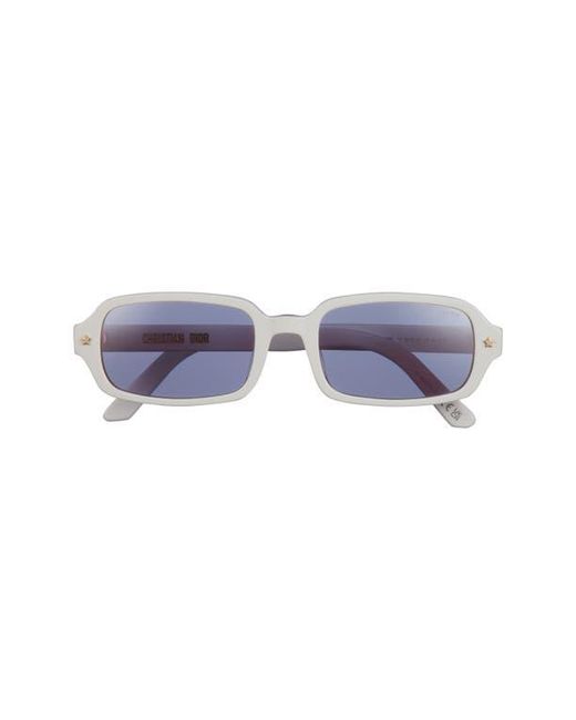 Dior Blue Pacific S3I 52Mm Rectangular Sunglasses