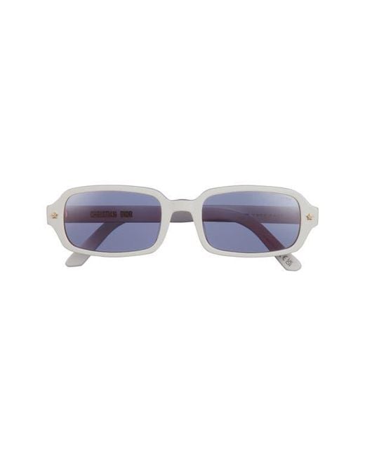 Dior Blue Pacific S3I 52Mm Rectangular Sunglasses