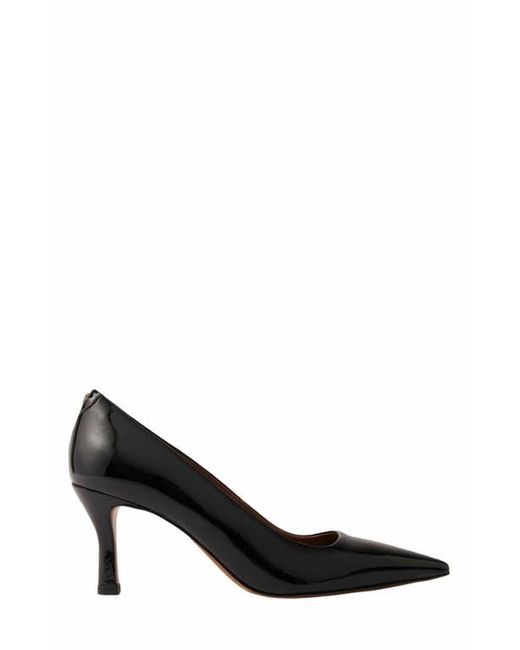 Maje Black Leather Pumps With Pointed Toes