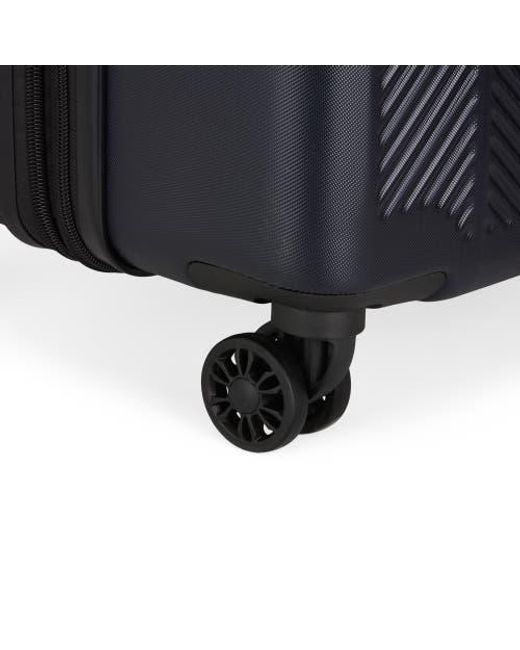 Bugatti Black Manchester Hardside Carry-On With Double Wheels