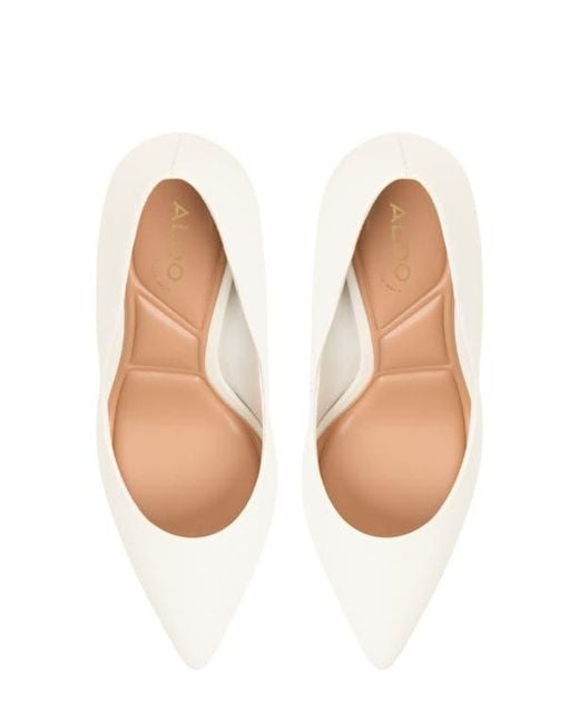 ALDO White Lala Pointed Toe Pump