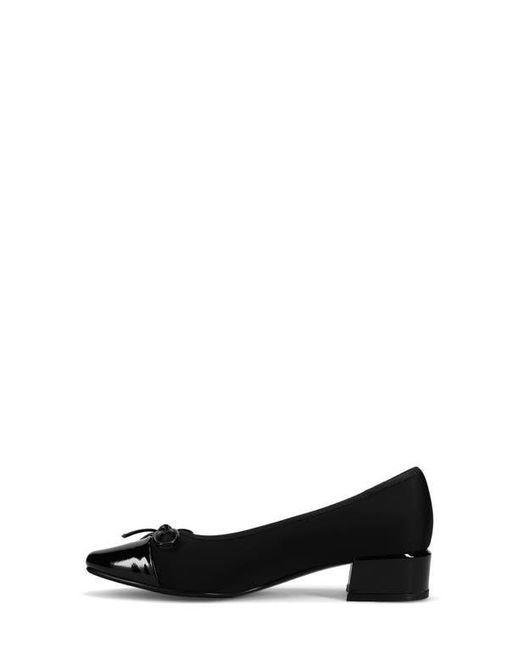 Vaneli Black Alesya Cap Toe Pump