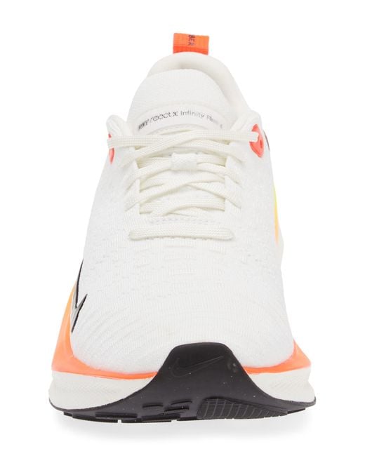 Nike White Infinityrn 4 Running Shoe for men