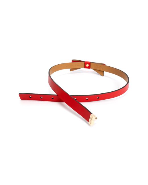 Kate Spade Red Bow Belt