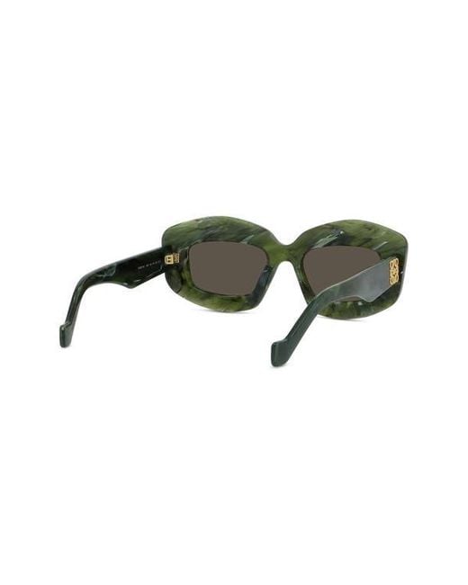 Loewe Green Screen 49Mm Rectangular Sunglasses