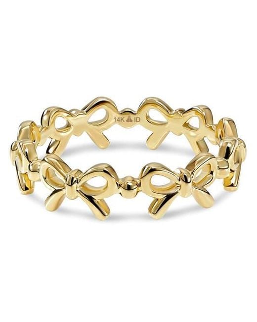 DEVATA Metallic Bow Ring