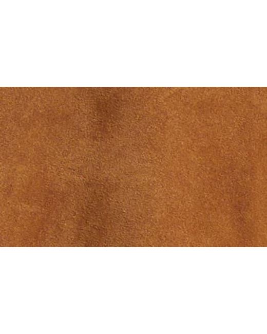 Veronica Beard Brown Walters Crop Suede Barn Jacket