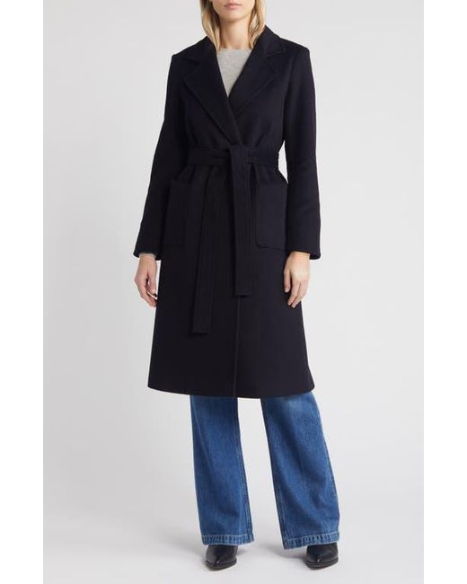 Sam Edelman Blue Wrap Coat