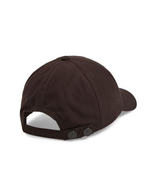 Stone Island Brown Ghost Compass Logo Patch Baseball Cap for men