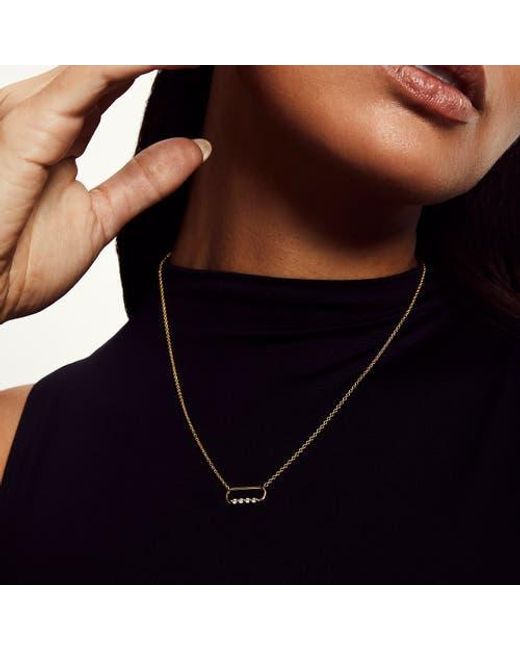 Michael M Metallic Cloud Link Necklace
