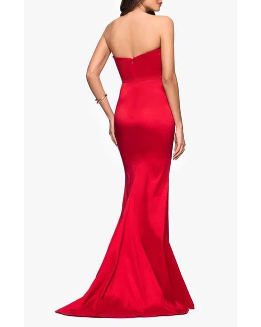 betsy and adam red ruffle dress Betsy & Adam Red Size 10 Petite Tiered Ruffle Dress