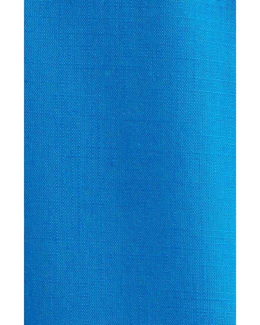 Tahari Blue One-Button Blazer