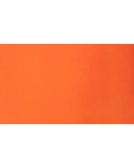 Cami NYC Orange Jennelyn Pleated Chiffon Gown