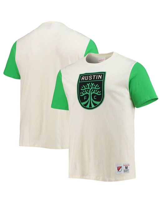 Mitchell & Ness Green Austin Fc Color Block T-shirt At Nordstrom for men