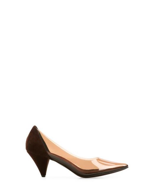 Jeffrey Campbell Brown Graphix Pointed Toe Pump