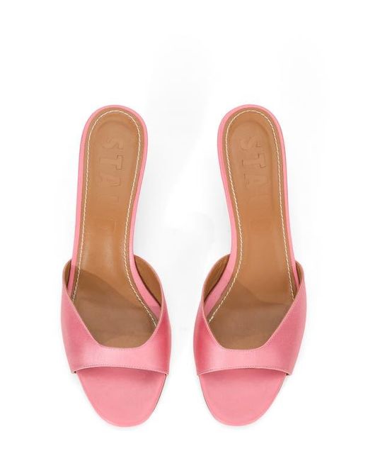 Staud Pink Brigitte Slide Sandal