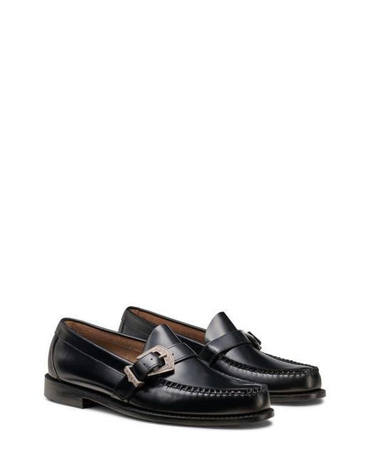 G.H. Bass & Co. Maverick Buckle Weejun Loafer in Black for G.H. Bass & Co. Maverick Buckle Weejun Loafer in Black for