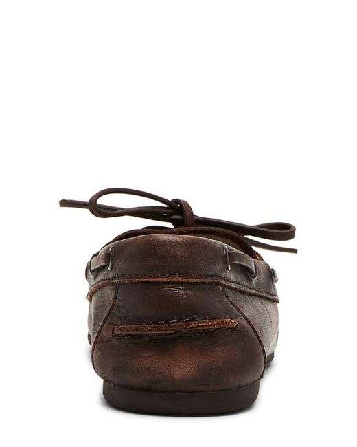 Steve Madden Brown Sag Boat Shoe