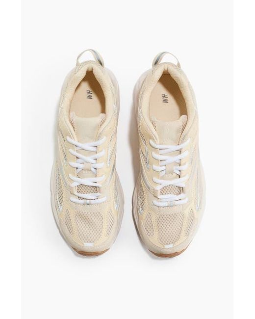 H&M White Chunky Trainers