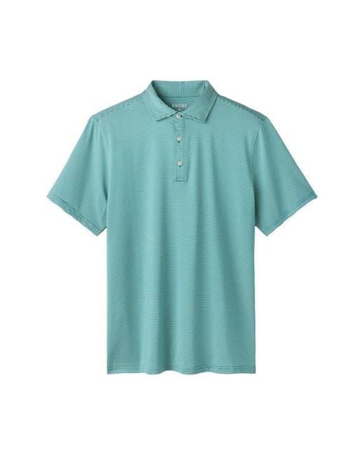 Rhone Green Drive Time Performance Polo for men
