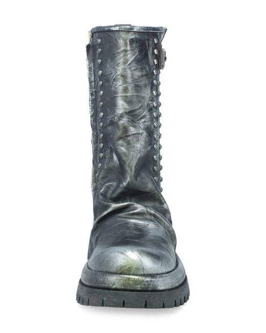 A.s.98 Gray Duke Stud Trim Boot
