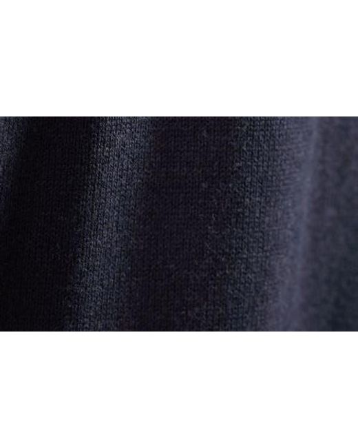 Bugatchi Blue Quilted Zip-Up Sweater Jacket for men
