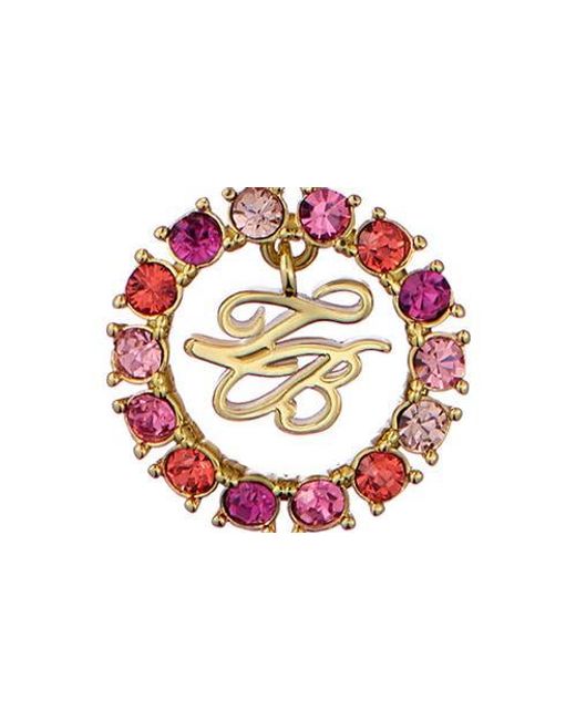 Ted Baker Metallic Molli Monogram Crystal Pendant Necklace