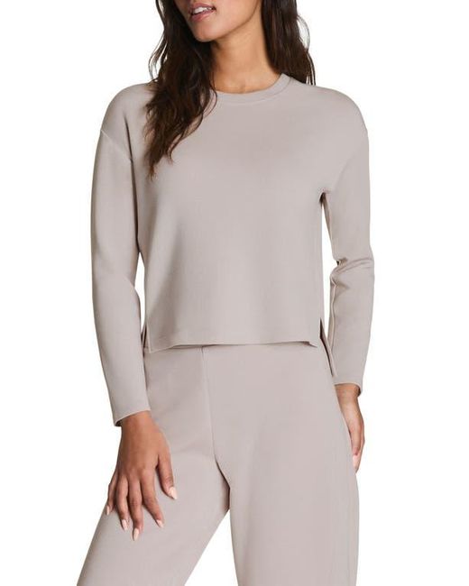 Spanx Gray Airessentials Long Sleeve T-Shirt