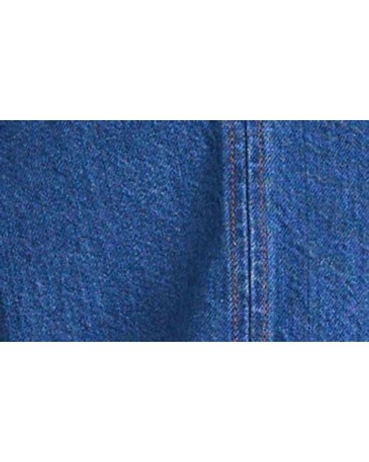 Madewell Blue Denim V-Neck Shell