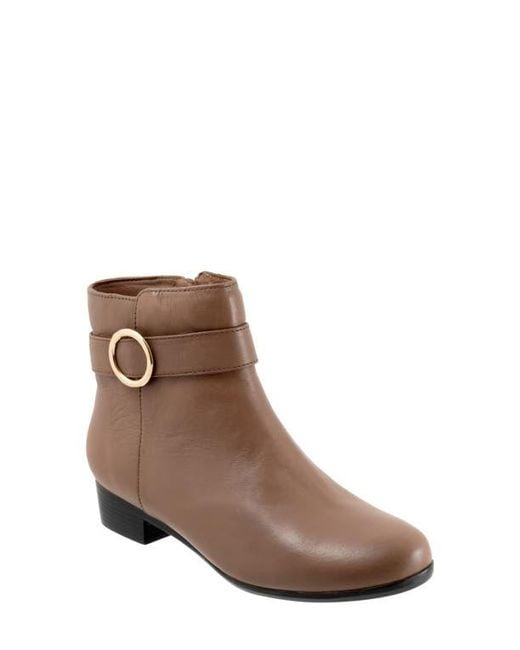 Trotters Brown Melody Bootie